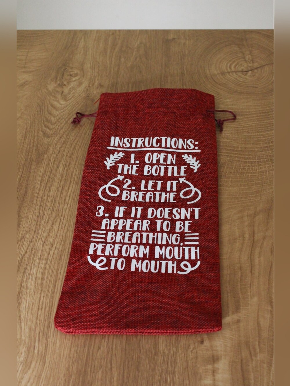 Handmade Wine Bag